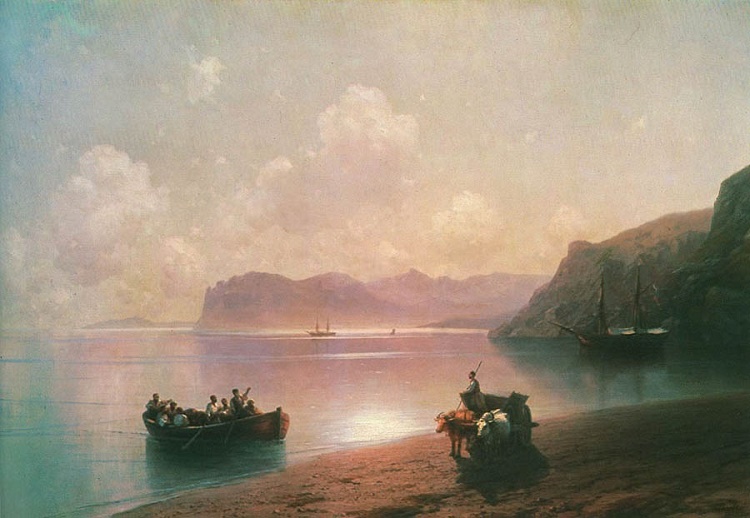 Картина Айвазовского «Утро на море», 1851 год.